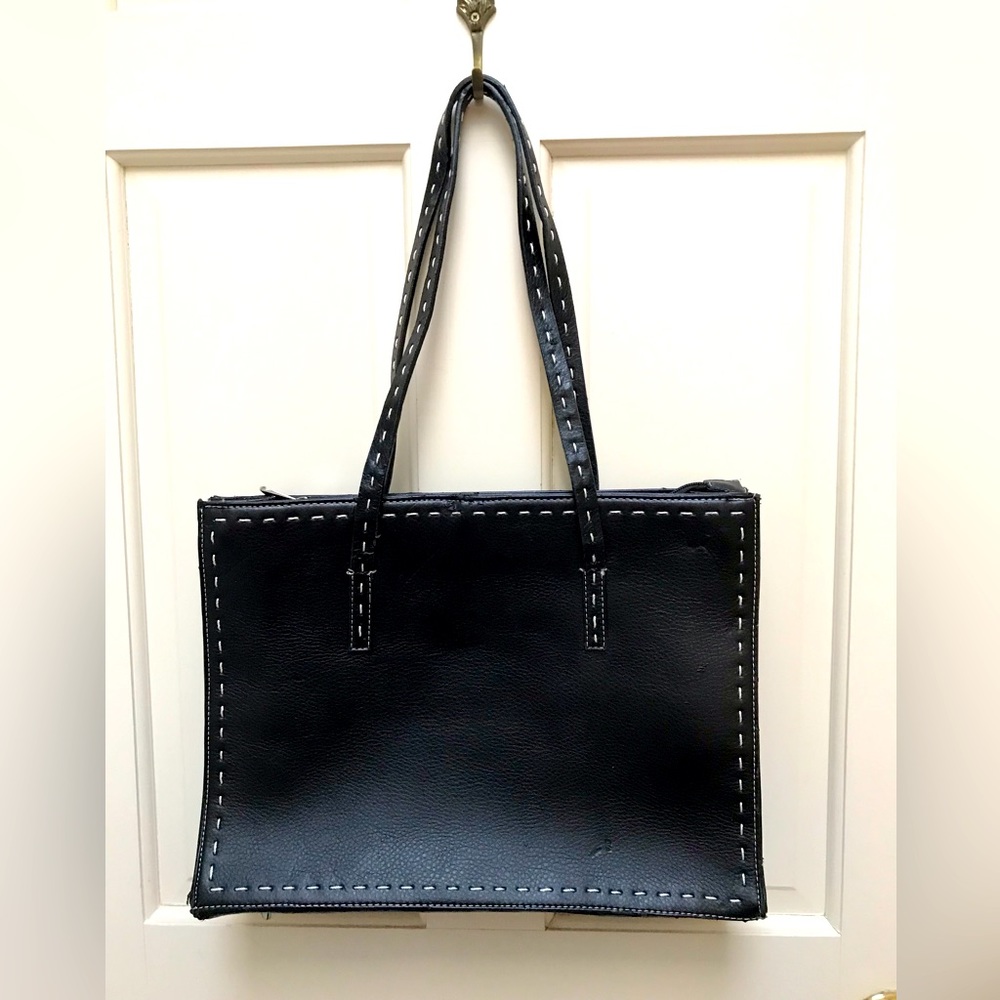 Briefcase Type Purse Color: Black